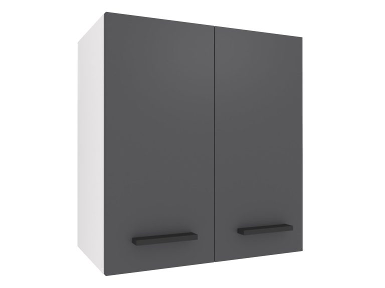 Corp de bucătărie Belini superior 60 cm gri mat TOR SG2-60/3/WT/SR/0/B1
