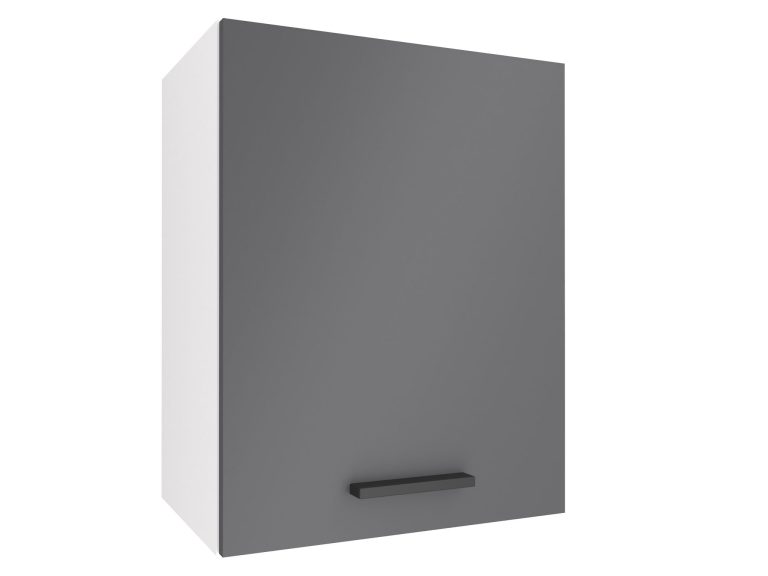 Corp de bucătărie superior Belini 45 cm gri mat TOR SG45/1/WT/SR/0/B1