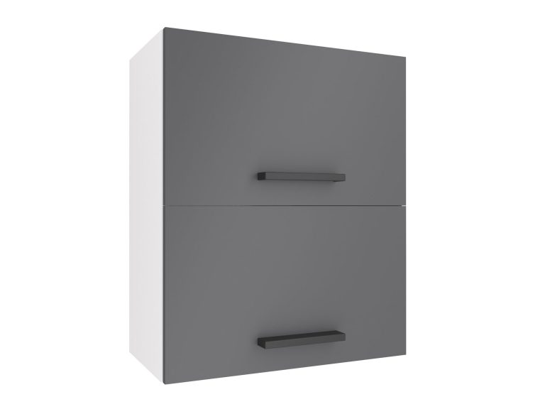 Corp de bucătărie Belini superior 60 cm gri mat TOR SGP2-60/1/WT/SR/0/B1