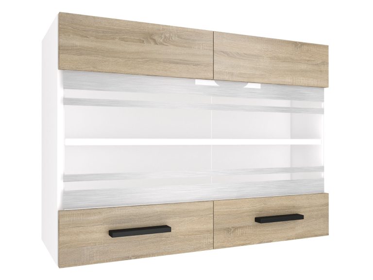 Corp de bucătărie Belini superior 60 cm stajar sonoma  TOR SGW80/2/WT/DS/0/B1
