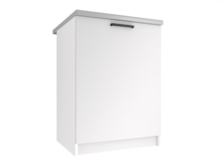 Corp de bucătărie Belini inferior 60 cm mat alb cu blat TOR SD60/0/WT/WT/0/B1/
