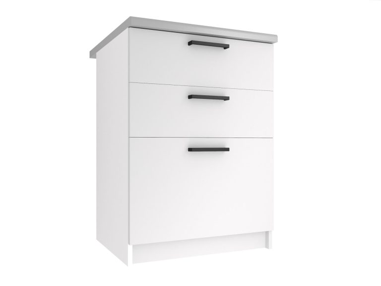 Corp inferior bucatarie cu sertare fara blat  TOR SDSZ60/0/WT/WT/0/B1
