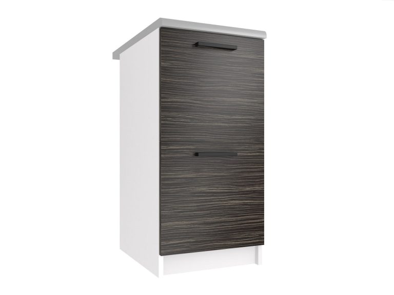 Corp de bucatarie Belini inferior 40 cm abanos regal fara blat TOR SD2-40/0/WT/HK/BB/B1