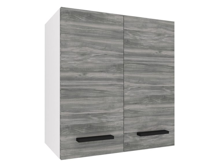 Corp de bucătărie superior Belini 60 cm gri antracit Glamour Wood TOR SG2-60/3/WT/GW1/0/B1
