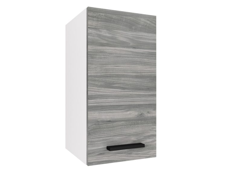Corp de bucătărie superior Belini 30 cm gri antracit Glamour Wood  TOR SG30/1/WT/GW1/0/B1