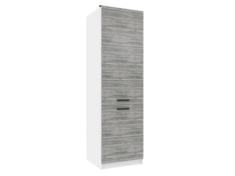 Corp de bucătărie înalt Belini pentru frigider încorporat 60 cm gri antracit Glamour Wood  TOR SSL60/0/WT/GW/0/B1
