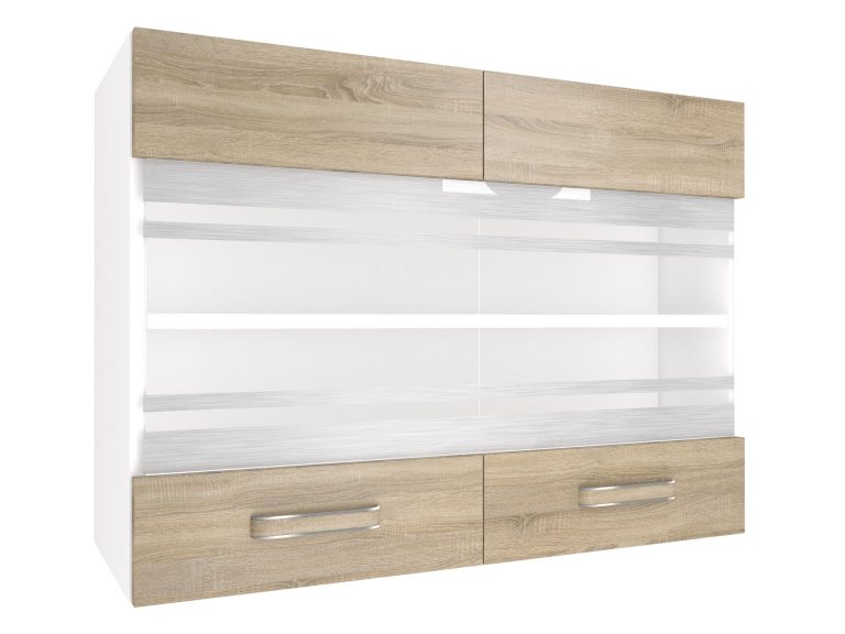 Corp de bucătărie Belini superior 80 cm stajar sonoma  TOR SGW80/2/WT/DS/0/F
