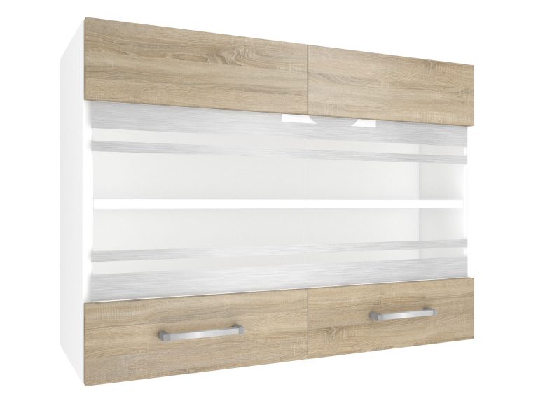 Corp de bucătărie Belini superior 80 cm stajar sonoma TOR SGW80/2/WT/DS/0/P
