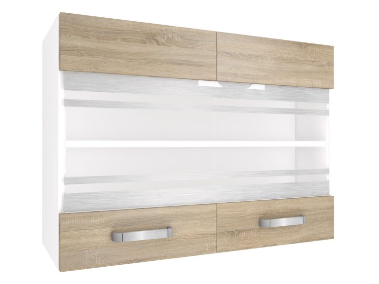 Corp de bucătărie Belini superior 80 cm stajar sonoma TOR SGW80/2/WT/DS/0/U
