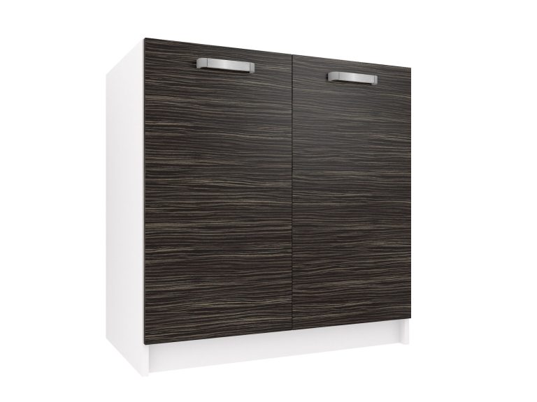 Masca chiuveta  bucatarie Belini 80 cm abanos regal fara blat TOR SDZ80/0/WT/HK/0/U