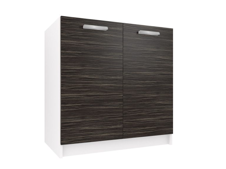 Masca chiuveta  bucatarie Belini 80 cm abanos regal fara blat TOR SDZ80/0/WT/HK/0/T