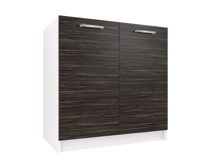 Masca chiuveta  bucatarie Belini 80 cm abanos regal fara blat TOR SDZ80/0/WT/HK/0/P