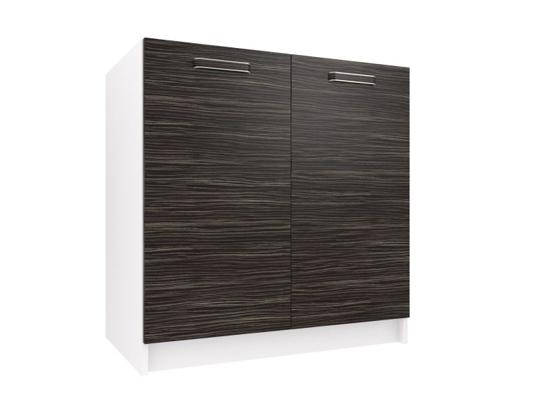 Masca chiuveta  bucatarie Belini 80 cm abanos regal fara blat TOR SDZ80/0/WT/HK/0/F