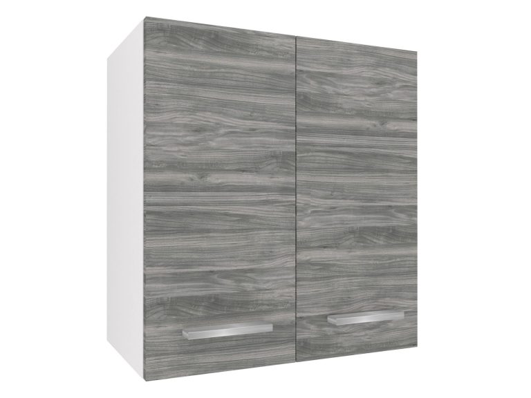 Corp de bucătărie superior Belini 60 cm gri antracit Glamour Wood TOR SG2-60/2/WT/GW1/0/E