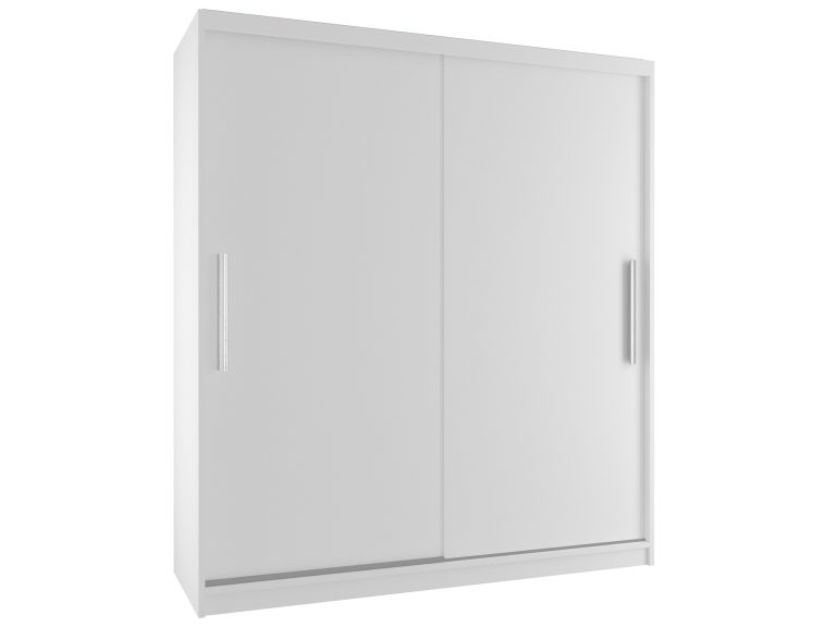 Dressing 133 cm Belini mat alb cu usi glisante SI SZP2/2/W/W/0/AL