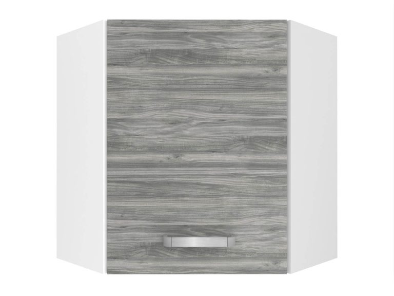 Corp de bucătărie superior colt Belini 60 cm gri antracit Glamour Wood  TOR SGN60/1/WT/GW1/0/U
