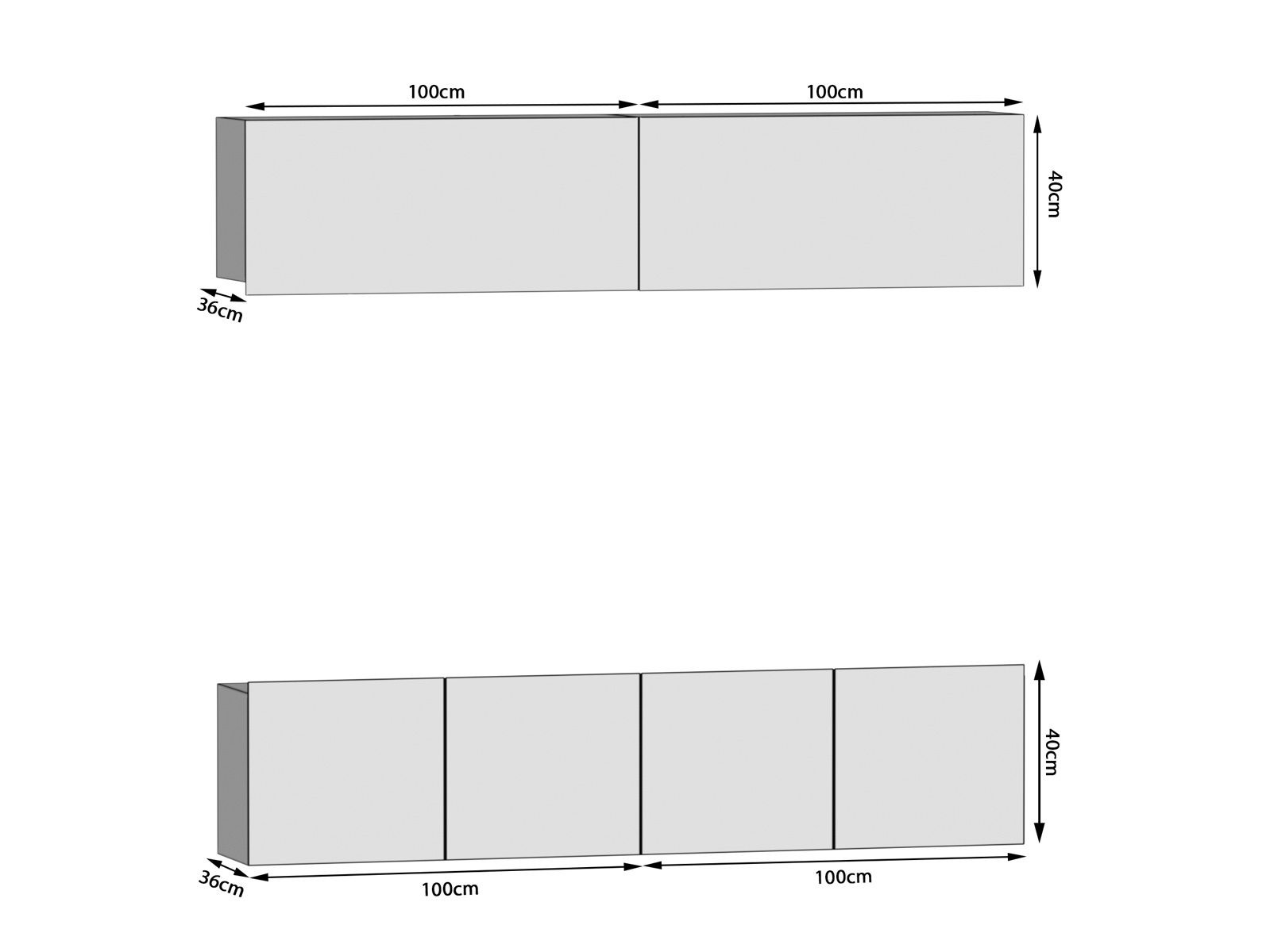 Mobila sufragerie 200 cm Belini gri antracit Glamour Wood IMP 6/5/W/GW1/0/0