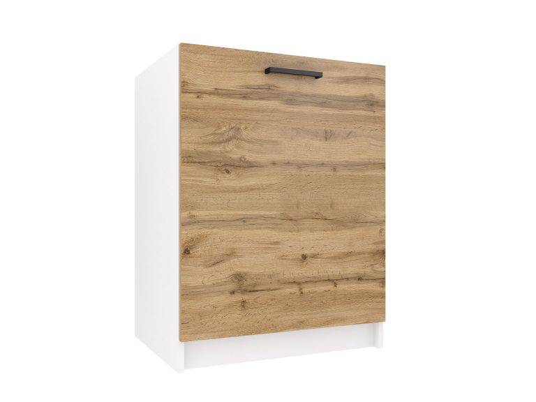 Masca chiuveta bucatarie Belini 60 cm stejar wotan fara blatTOR SDZ60/0/WT/DW/0/B1

