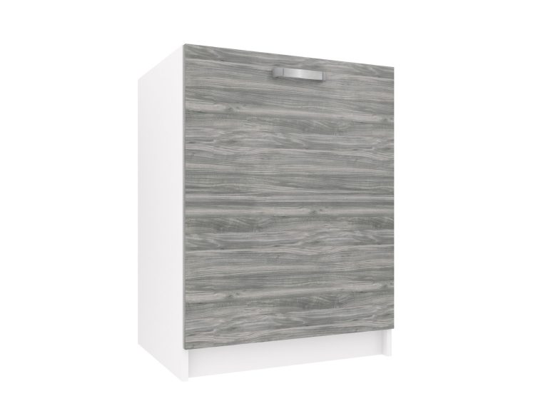 Corp de bucătărie Belini chiuvetă 60 cm gri antracit Glamour Wood fără blat de lucru  TOR SDZ60/0/WT/GW/0/U
