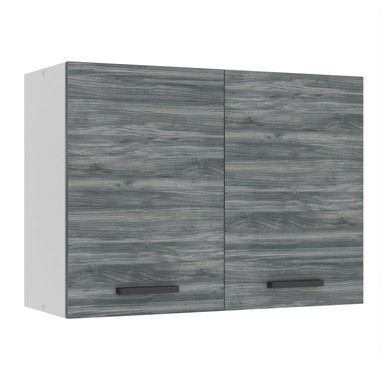Corp de bucătărie Belini Premium Full Version superior 80 cm gri antracit Glamour Wood  OR SG80/0/WT/GW/0/B1/PP