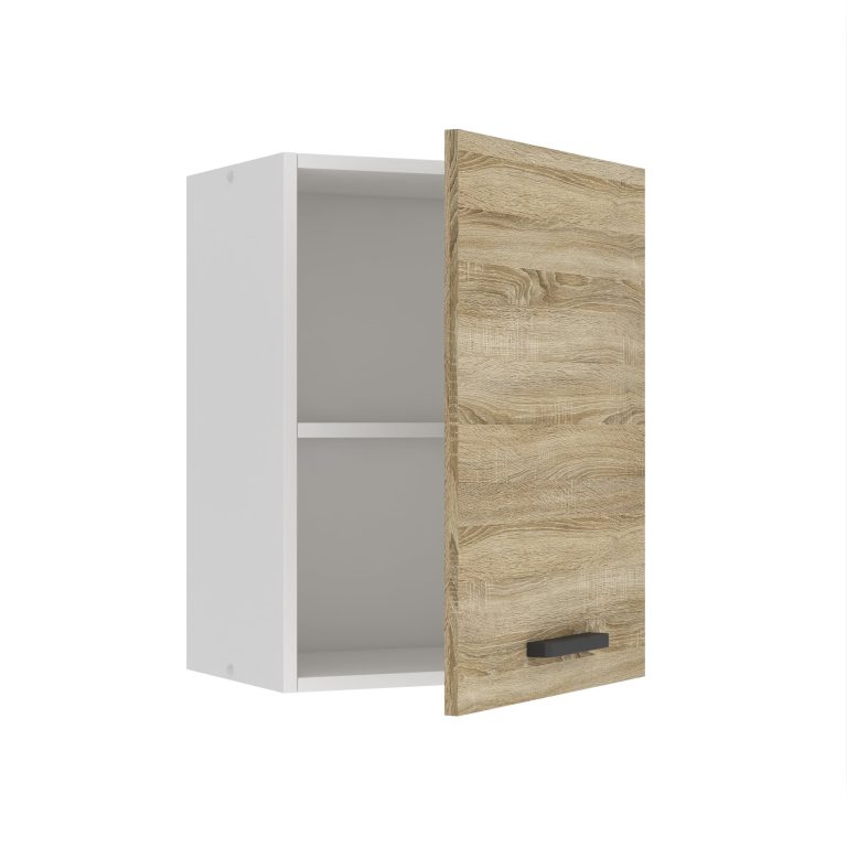Corp de bucătărie Belini Premium Full Version blat 45 cm stejar sonoma TOR SG45/0/WT/DS/0/B1/PP