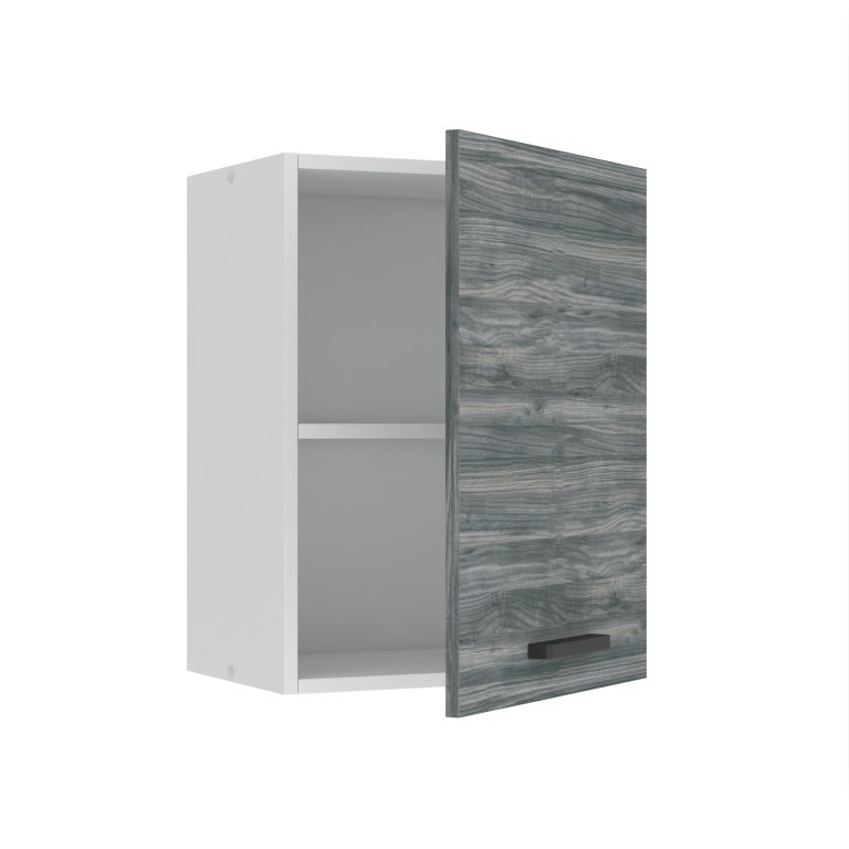 Corp de bucătărie Belini Premium Full Version superioară 45 cm gri antracit Glamour Wood TOR SG45/0/WT/GW/0/B1/PP