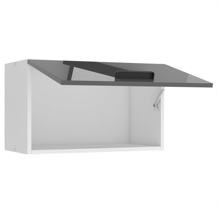 Corp de bucătărie Belini Premium Full Version deasupra hotei 60 cm gri luciu INF SGP60/0/WT/S/0/B1/PP