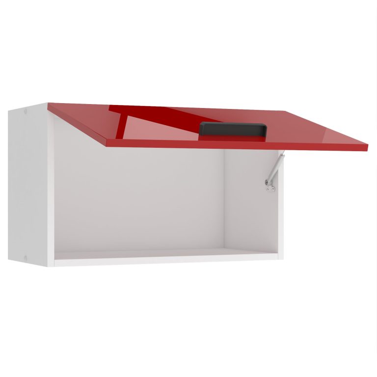 Corp de bucătărie Belini Premium Full Version deasupra hotei 60 cm roșu lucios INF SGP60/0/WT/R/0/B1/PP