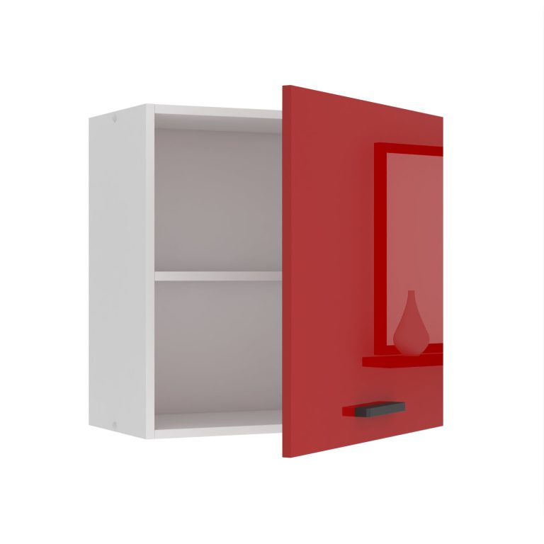 Corp de bucătărie Belini Premium Full Version superior 60 cm roșu lucios INF SG60/0/WT/R/0/B1/PP