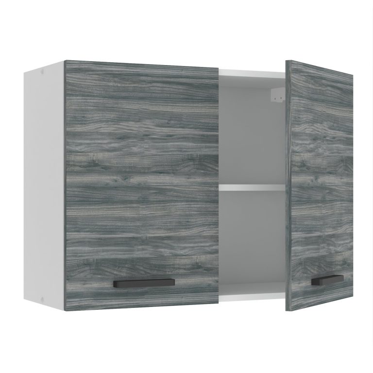 Corp de bucătărie Belini Premium Full Version superior 80 cm gri antracit Glamour Wood  OR SG80/0/WT/GW/0/B1/PP