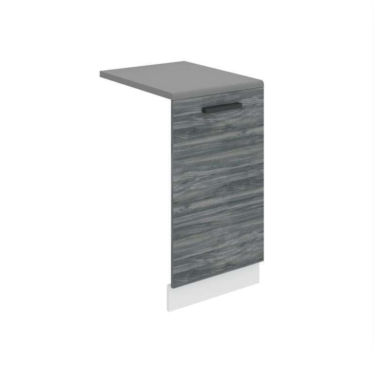 Masca masina de spalat vase incorporabil Belini Premium Full Version 45 cm gri antracit Glamour Wood cu blat TOR PZ45/0/WT/GW/B/B1/PP