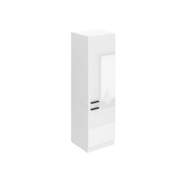 Corp de bucatarie inalt Belini Premium Full Version pentru frigider incorporabil  60 cm alb lucios INF SSL60/0/WT/W/0/B1/PP