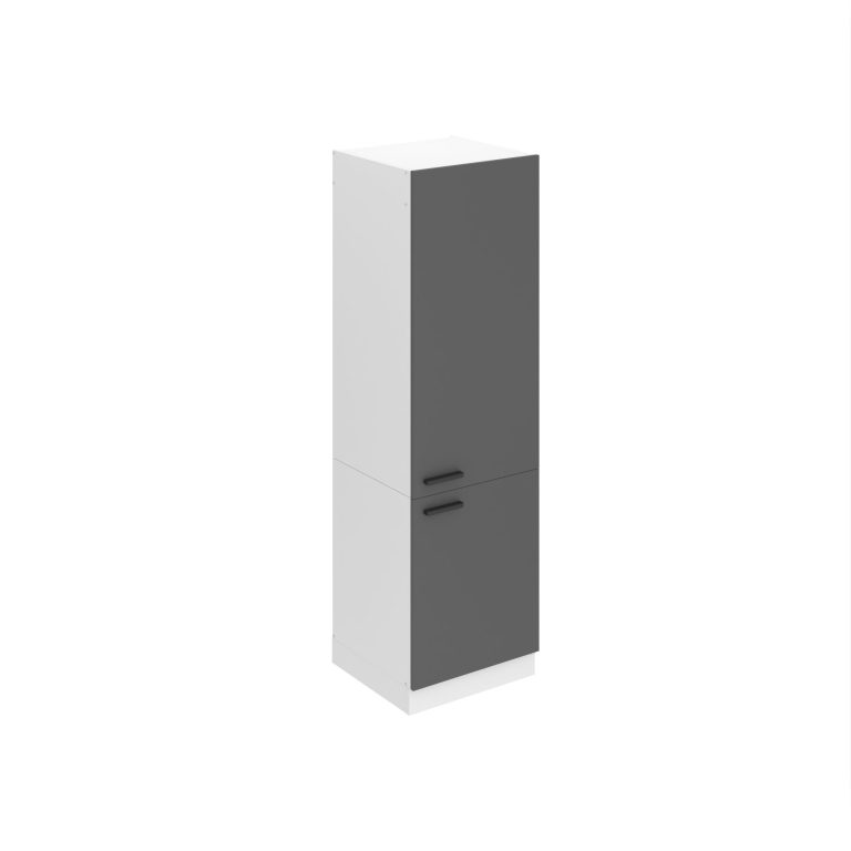 Corp de bucatarie inalt Belini Premium Full Version pentru frigider incorporabil  60 cm gri mat TOR SSL60/0/WT/SR/0/B1/PP