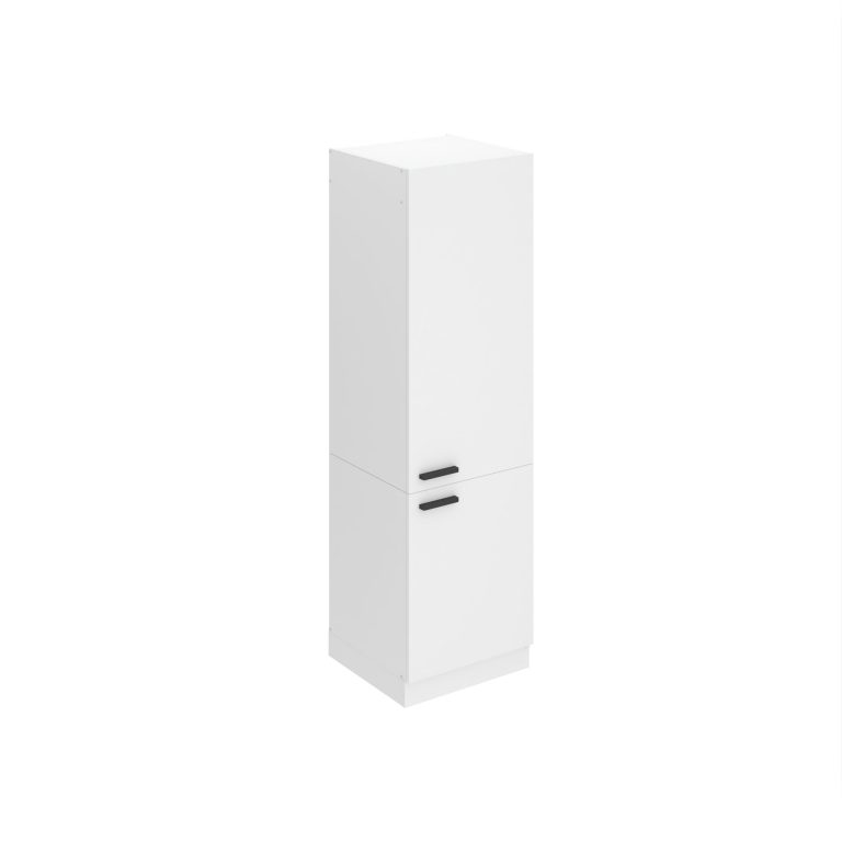 Corp de bucatarie inalt Belini Premium Full Version pentru frigider incorporabil 60 cm alb mat TOR SSL60/0/WT/WT/0/B1/PP