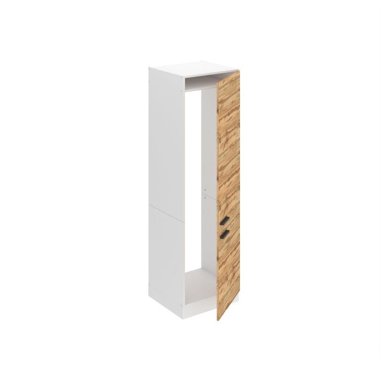 Corp de bucatarie inalt Belini Premium Full Version pentru frigider incorporabil  60 cm stejar wotan TOR SSL60/0/WT/DW/0/B1/PP