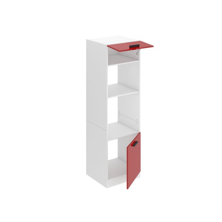 Corp de bucatarie inalt Belini Premium Full Version pentru cuptor incorporabil 60 cm roșu lucios INF SSP60/0/WT/R/0/B1/PP
