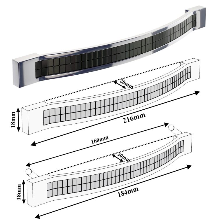 Set mobilă  de baie Belini Premium Full Version negru lucios / alb luciu
 + chiuveta + oglinda + iluminare LED GLA P 2/0/W/BW/0/MB/PP