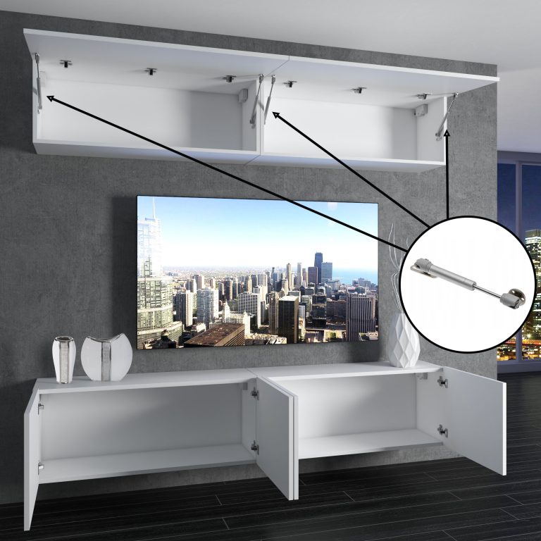 Mobila sufragerie Belini Premium Full Version negru lucios + iluminare LED NEX 7/0/W/B/0/0/PP