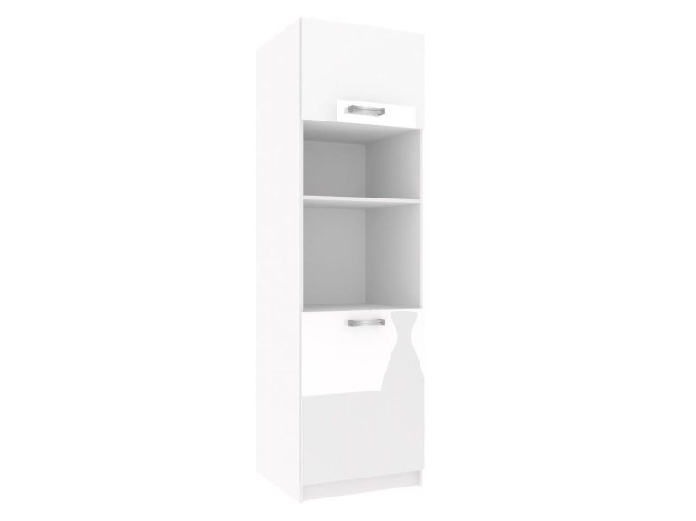 Dulap de bucatarie inalt Belini pentru cuptor incorporabil 60 cm alb lucios INF SSP60/0/WT/W/0/D