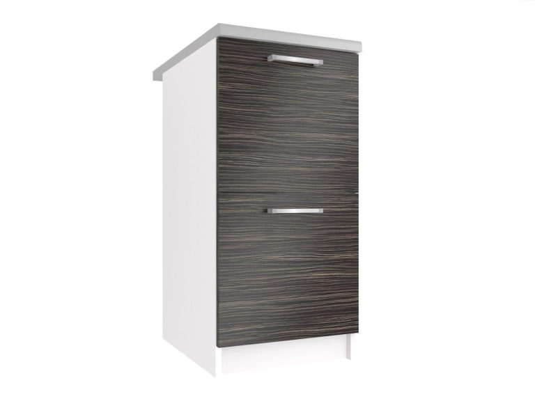 Corp de bucatarie Belini inferior 40 cm abanos regal fara blat TOR SD2-40/0/WT/HK/BB/P
