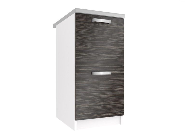 Corp de bucatarie Belini inferior 40 cm abanos regal fara blat TOR SD2-40/0/WT/HK/BB/U