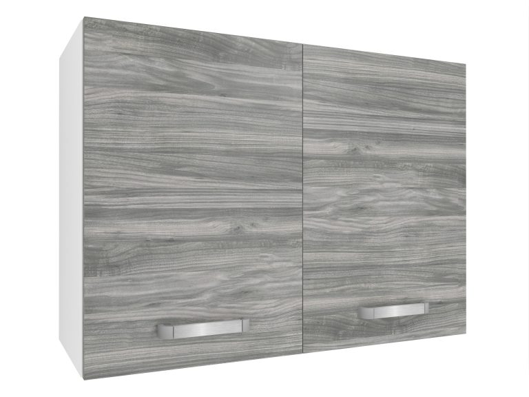 Corp de bucătărie Belini superior 80 cm gri antracit Glamour Wood TOR SG80/1/WT/GW1/0/U
